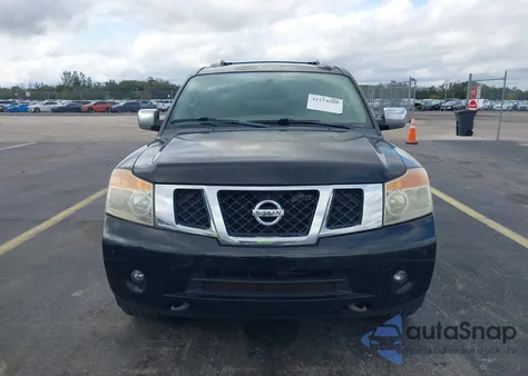 2013 Nissan Armada Platinum z USA, uszkodzony, nr VIN 5N1BA0NF9DN615105
